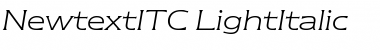 Download NewtextITC Light Italic Font
