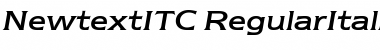 Download NewtextITC Italic Font