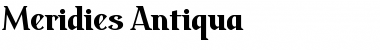 Download Meridies Antiqua Font