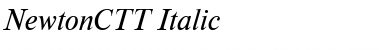 Download NewtonCTT Italic Font
