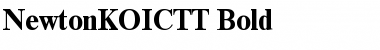 Download NewtonKOICTT Bold Font