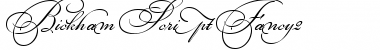 Download BickhamScriptFancy2 Regular Font Title Preview