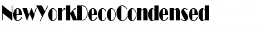 Download NewYorkDecoCondensed Regular Font