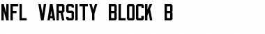 Download NFL Varsity Block B Regular Font