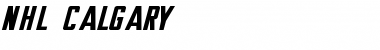 Download NHL Calgary Regular Font Title Preview