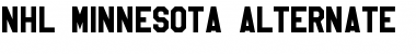Download NHL Minnesota Alternate Regular Font Title Preview