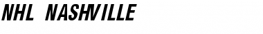 Download NHL Nashville Regular Font Title Preview