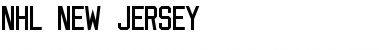 Download NHL New Jersey Regular Font Title Preview