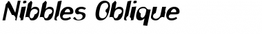 Download Nibbles Oblique Font