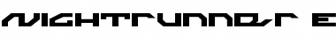 Download Nightrunner Expanded Expanded Font