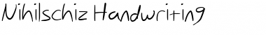 Download Nihilschiz Handwriting Regular Font