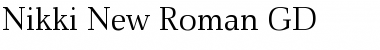 Download Nikki New Roman GD Regular Font
