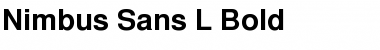Download Nimbus Sans L Regular Font