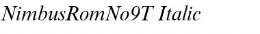 Download NimbusRomNo9T Italic Font