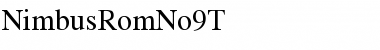 Download NimbusRomNo9T Regular Font