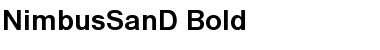 Download NimbusSanD Bold Font