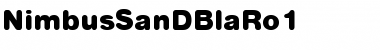 Download NimbusSanDBlaRo1 Regular Font