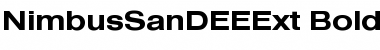 Download NimbusSanDEEExt Bold Font