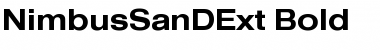Download NimbusSanDExt Bold Font