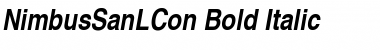 Download NimbusSanLCon Bold Italic Font