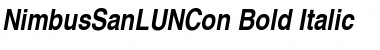 Download NimbusSanLUNCon Bold Italic Font