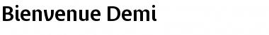 Download Bienvenue Demi Font Title Preview