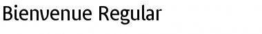 Download Bienvenue Regular Font Title Preview