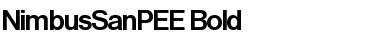 Download NimbusSanPEE Bold Font