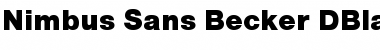 Download Nimbus Sans Becker DBla Regular Font