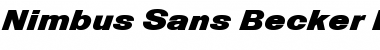 Download Nimbus Sans Becker DiaD Regular Font