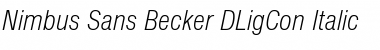 Download Nimbus Sans Becker DLigCon Font