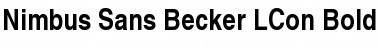 Download Nimbus Sans Becker LCon Bold Font