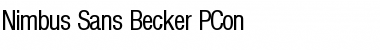 Download Nimbus Sans Becker PCon Regular Font