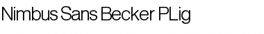 Download Nimbus Sans Becker PLig Regular Font