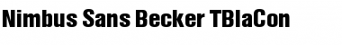 Download Nimbus Sans Becker TBlaCon Regular Font
