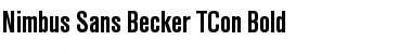 Download Nimbus Sans Becker TCon Bold Font