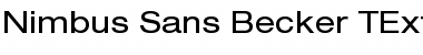 Download Nimbus Sans Becker TExt Regular Font