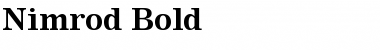 Download Nimrod Bold Font