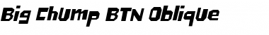 Download Big Chump BTN Oblique Font Title Preview