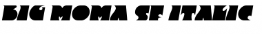Download Big Moma SF Italic Font Title Preview