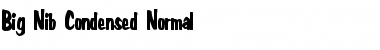 Download Big Nib-Condensed Normal Font Title Preview