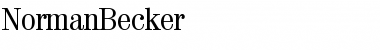 Download NormanBecker Font