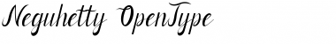 Download Neguhetty Regular Font