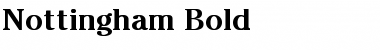 Download Nottingham Bold Font