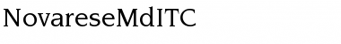 Download NovareseMdITC Medium Font Title Preview