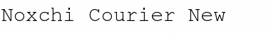 Download Noxchi Courier New Regular Font Title Preview