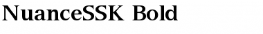 Download NuanceSSK Bold Font Title Preview