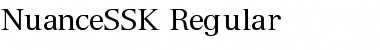 Download NuanceSSK Regular Font Title Preview