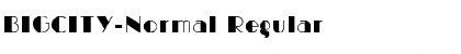 Download BIGCITY-Normal Regular Font Title Preview