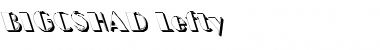 BIGCSHAD-Lefty Regular Font Title Preview BIGCSHAD-Lefty Regular Font Title Preview